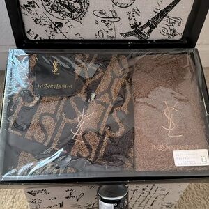 Yves Saint Laurent Towel Set- Brand New in Box!